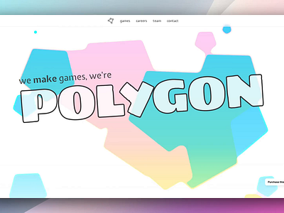 Polygon Framer template framer immersive interaction interactive liquid shapes no code nocode scroll experience template