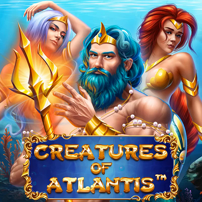 Logotype animation for the Atlantis themed online slot game animation atlantis atlantis game atlantis slot atlantis themed digital art gambling gambling art gambling design game art game design graphic design king logo logo animation logotype logotype animation motion graphics slot design slot logo