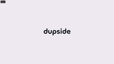 Dupside Logo animation after effects animation logo logo animation motion graphics