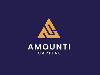 AMOUNTI CAPITAL - Logo Identity branding building logo design graphic design logo logo designer logo identity minimal minimal logo minimalist property logo real estate logo