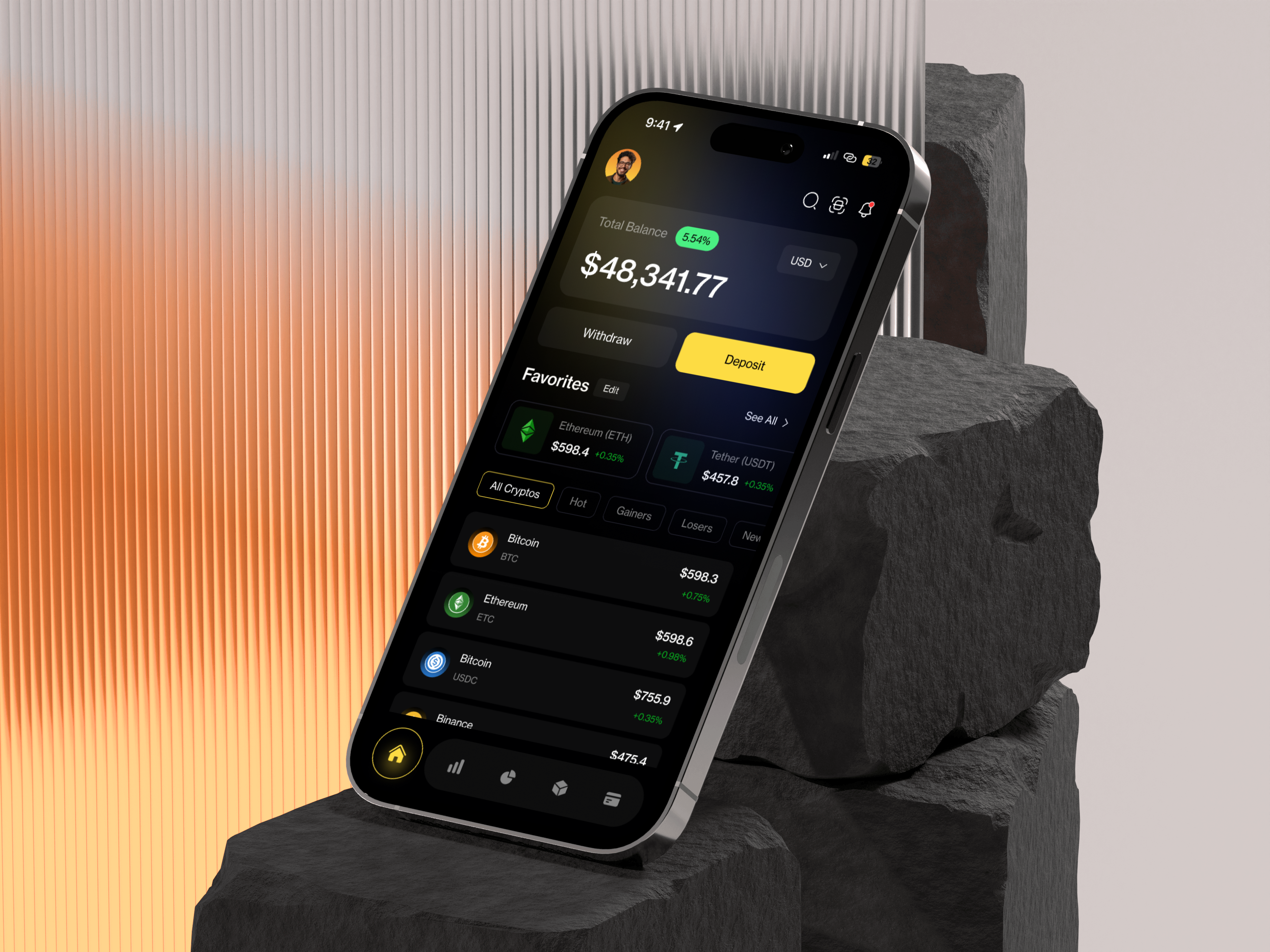 cryptocurrency exchange app