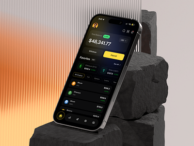 Crypto Exchange Mobile App | Trade |Buy| Sell app design app ui binance app crypto crypto app crypto exchange crypto exchange app design crypto exhange app crypto wallet app cryptocurrency exchange app exchange mobile app finance app mobile app web3