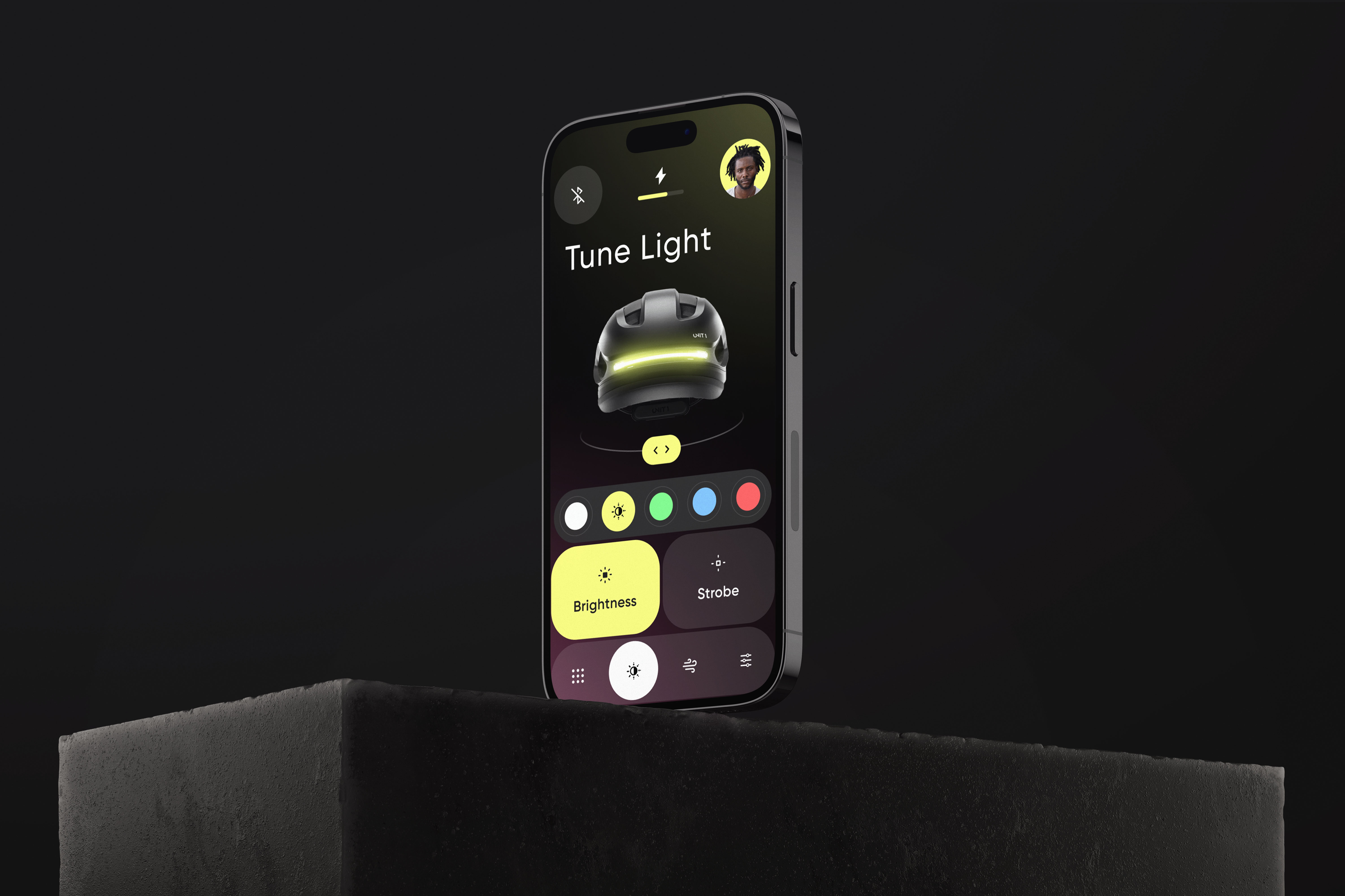 UNIT 1 AURA SaaS - Smart AR Mobile App ai ai app app app design ar automation b2b business dashboard design helmet iot mobile mobile app product design saas smart app software ui ux