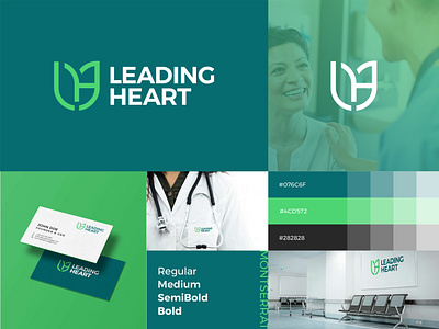 Leading Heart Branding ads banner branding creative design flyer graphic design illustration logo
