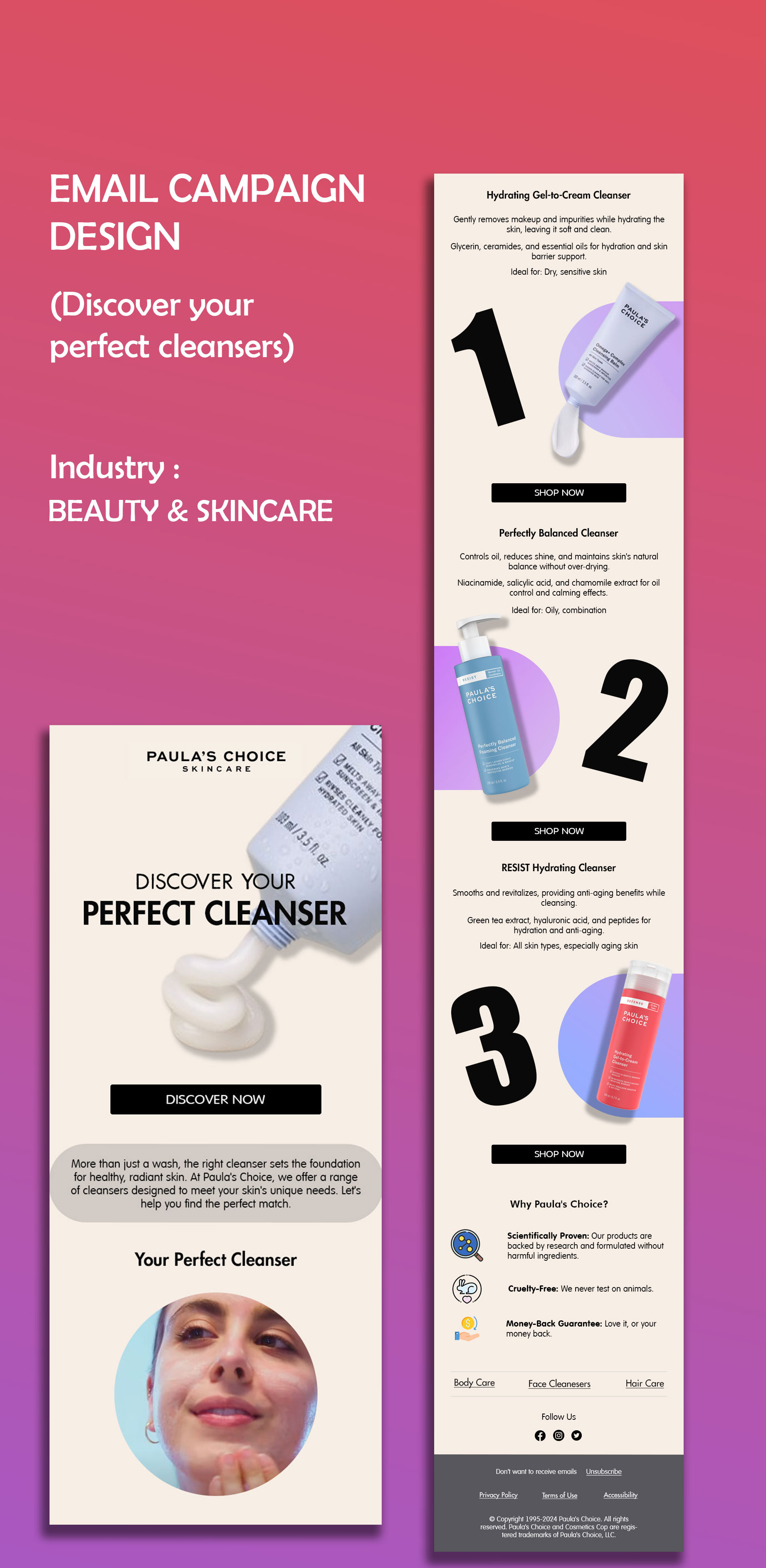 Email Campaign Design for Paula's Choice branding email design email marketing email marketing automation graphic design klaviyo email campaign klaviyo email campaign design klaviyo email design