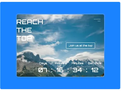 #014 Countdown Timer 014dailyui dailyui graphic design ui