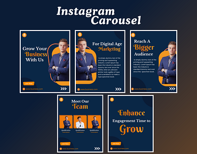 Instagram Carousel branding graphic design