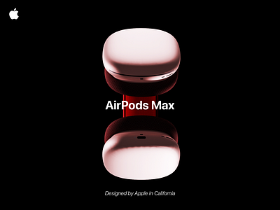 AirPods Max Product visualization 3d animation apple blender composition graphic design motion graphics product