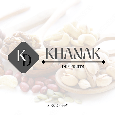 Creating a Logo and Packaging Design for Khanak Dryfruit shop. branding dryfruits graphic design jasvi jasvi infotech logo logo design packaging packaging design