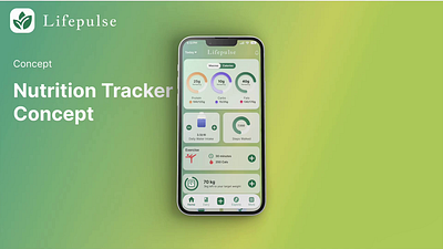 Lifepulse - Nutrition Tracker app branding ui