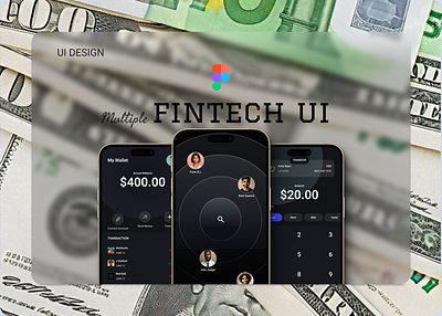 FINTECH UI app branding design figma graphic design illustration landing page logo ui ux