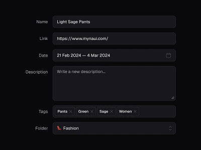 Form Elements 📏 design form forms input minimal saas select tags textarea ui web design