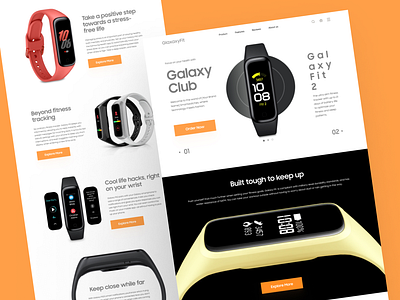 Smartwatch Website Design apple watch iphone smartwatch smartwatch design smartwatch website uiux watch web design website