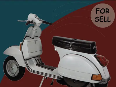 Vintage style vespa nv150