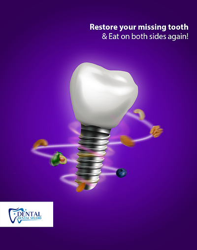 Example of an ad campaign for a dental clinic design graphic design illustration