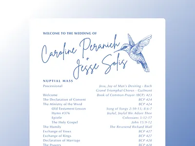 Wedding Ceremony Flyer graphic design