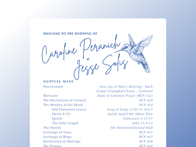 Wedding Ceremony Flyer graphic design