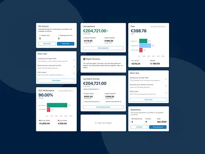 Modular Dashboard ui