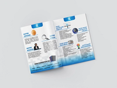 Plaquette Iceberg Plus branding brochure graphic design plaquette