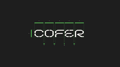 COFER branding graphic design logo