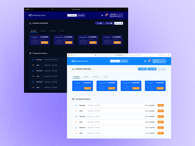 Ethernity Cloud Staking branding crypto design graphic design icon logo typography ui ux