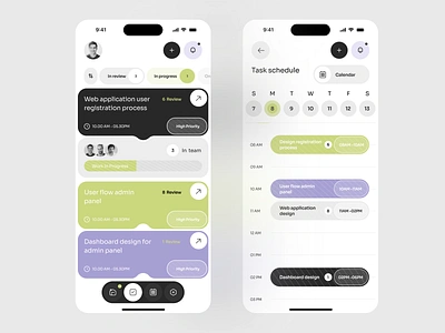 Multifunctional task manager app app design ui kit app illustration daily task dashboard graphic design mobile app mobile app design organize project planner product design productivity app saas social media app task management task management mobile app task manager todo todolist tracker