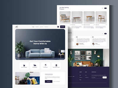 Redesign Furniture Website design furniture ui website