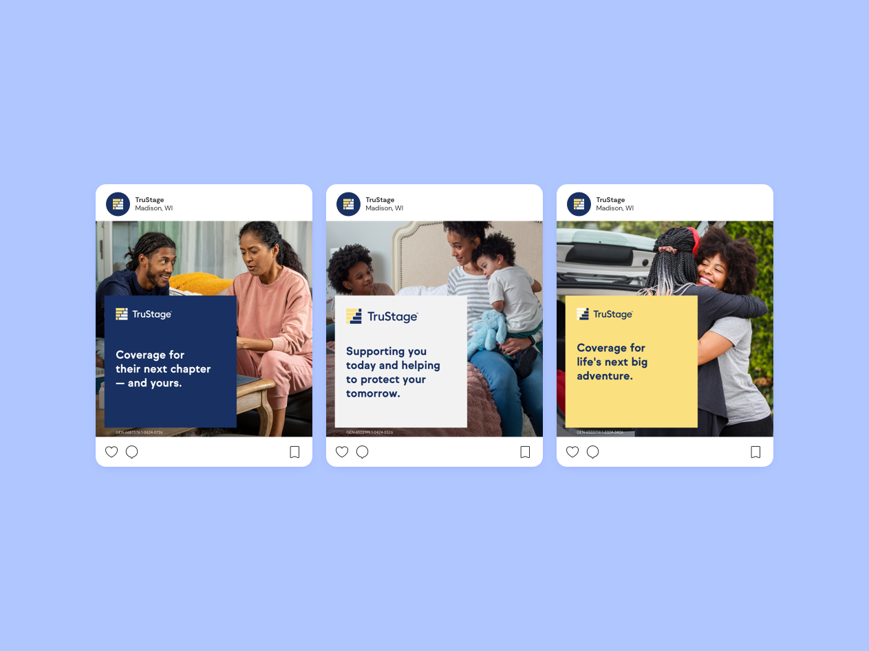 TruStage Re-marketing Social Campaign animation graphic design instagram social