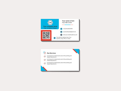 Corporate Business Card Design Template business identity card visiting card mockup