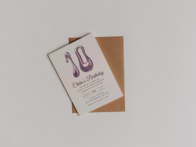 Birthday IV design branding design flyer graphic design illustration invitation typography ui vector