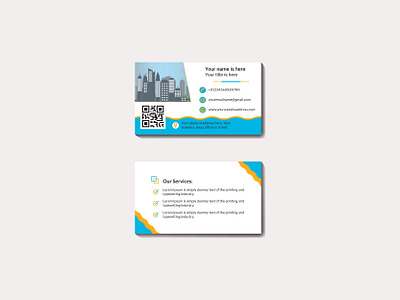Corporate Business Card Design Template business identity card visiting card mockup
