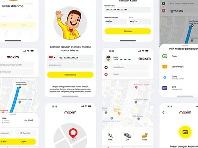 Revamp Maxim app - Maxim App app apps design drive maxim mobile revamp ui uiux ux
