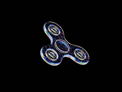 Spinner [Dispersion Exploration] 3d 3d design 3d graphics animation artdirection artlebedev branding c4d dispersion figma future glass loop motion motion design motion graphics redshift render ui webdesign