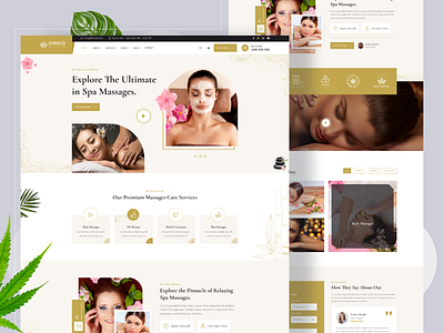 💅 Shimus - Beauty Skin Care Website Landing Page yog