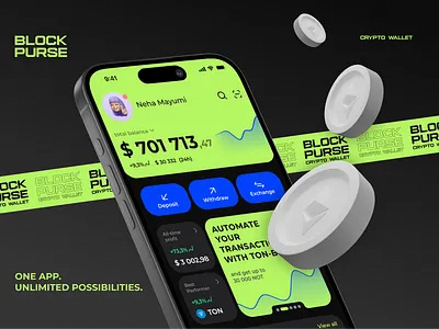 Crypto Wallet App app bitcoin crypto mobile nft notcoin wallet