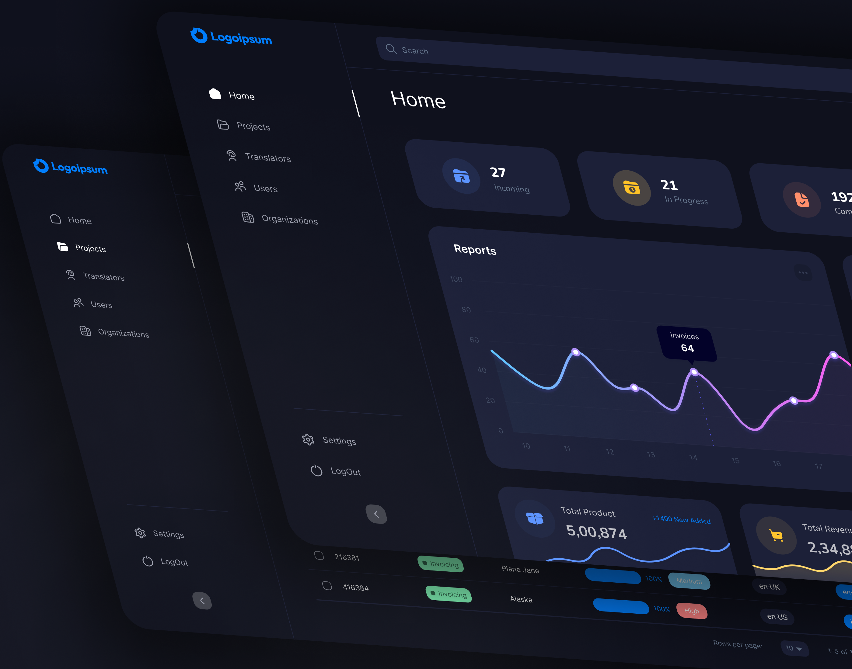 B2B SaaS Desktop App dashboard dashborad log in management managing tool organising planning project saas statistics tool uiux web app