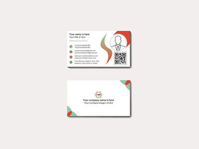 Corporate Business Card Design Template business identity card visiting card mockup