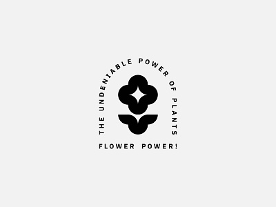 Flower Power branding clean design graphic design illustration illustrator logo mark minimal ui