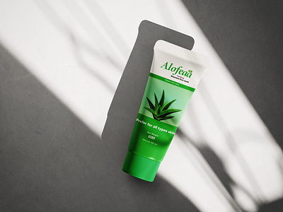 AloeVera Face Wash Packaging Design aloe vera packaging design box packaing branding face wash face wash packaging design graphic design packaing illustration backaging label label design luxury brand luxury packaging desing packaging packaging design print design