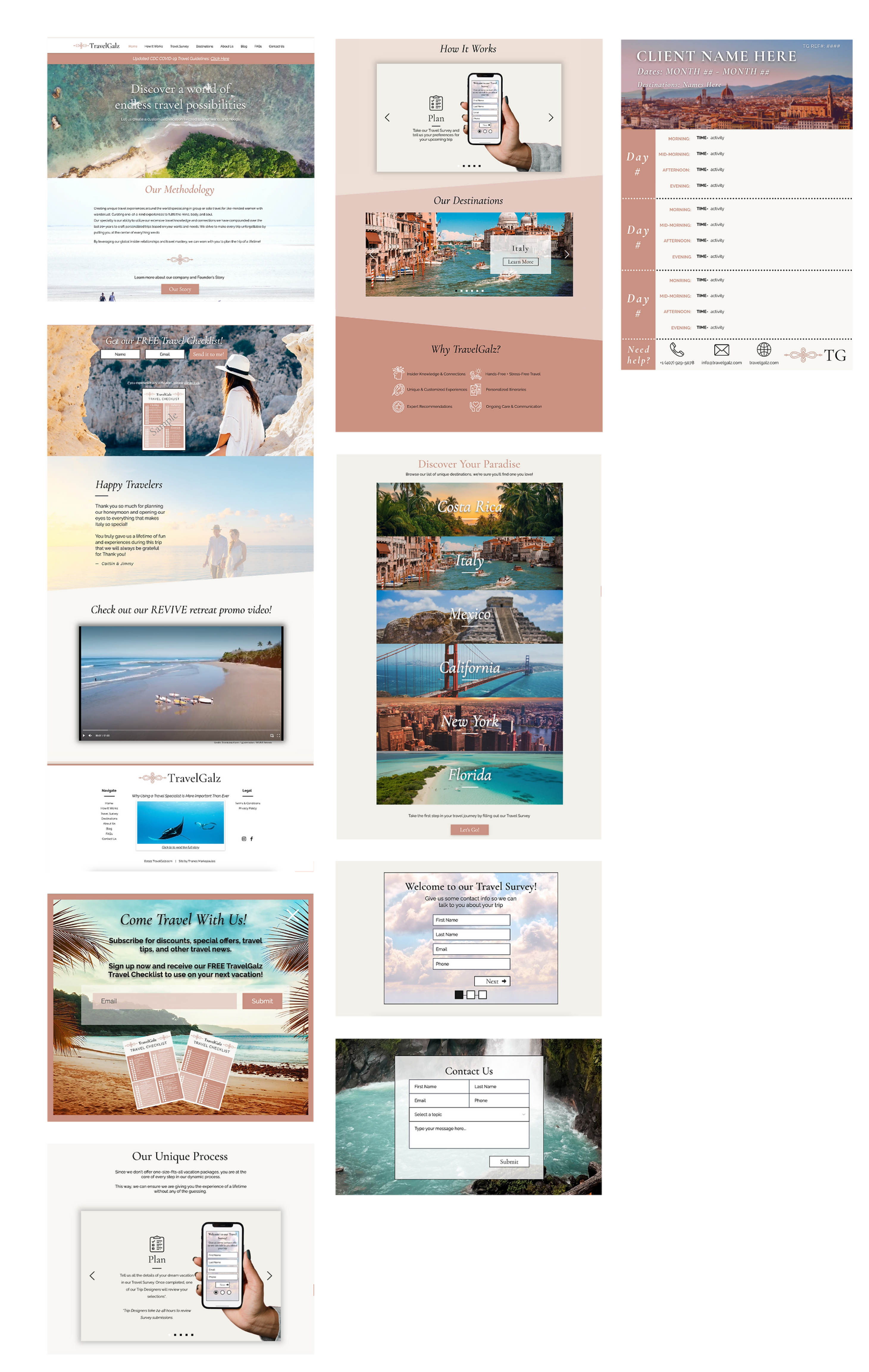 TravelGalz - Travel Agency Website travel travel agency travel landing page travel website