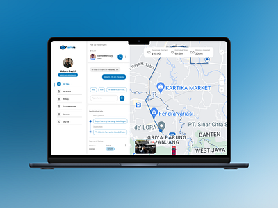 Datrip's (Travel All Platform) branding car design design app desktop graphic design illustration indonesia ios logo map mobile mobileapp order responsive tablet transportation ui ux vector