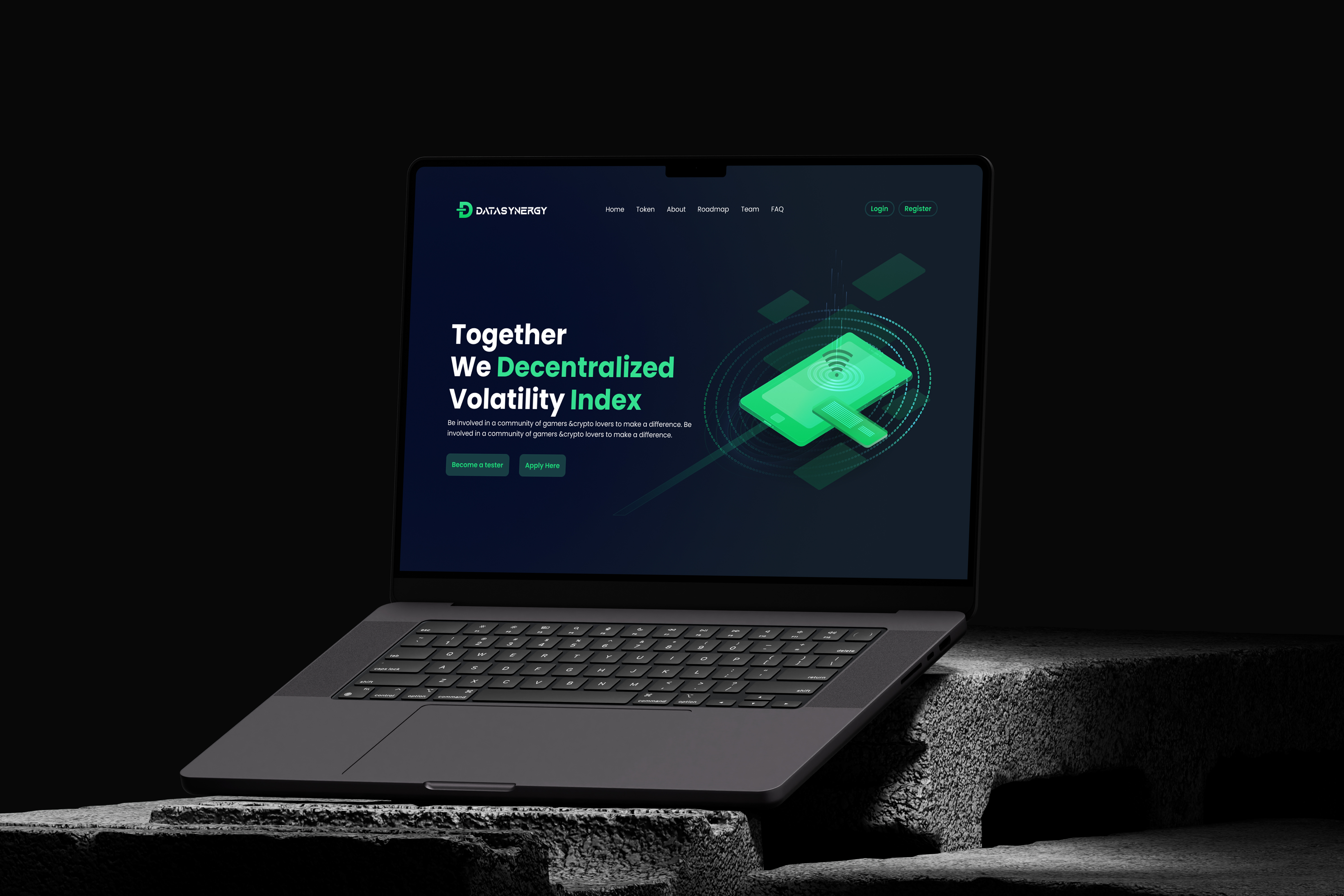 Example of Modern Landing Page Design