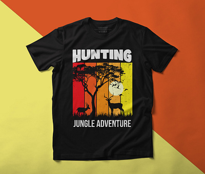 hunting t shirt graphic design hunting illustration jungle t shirt t shirt design vintage