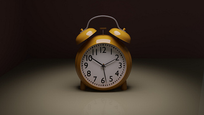 Alarm Clock 3D Model 3d blender model product