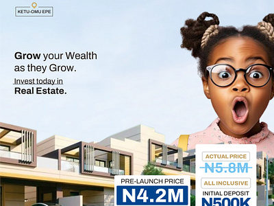 Real Estate e-design akinkunmi babatunde child child with the smile happy child investment real estate design tunecxino