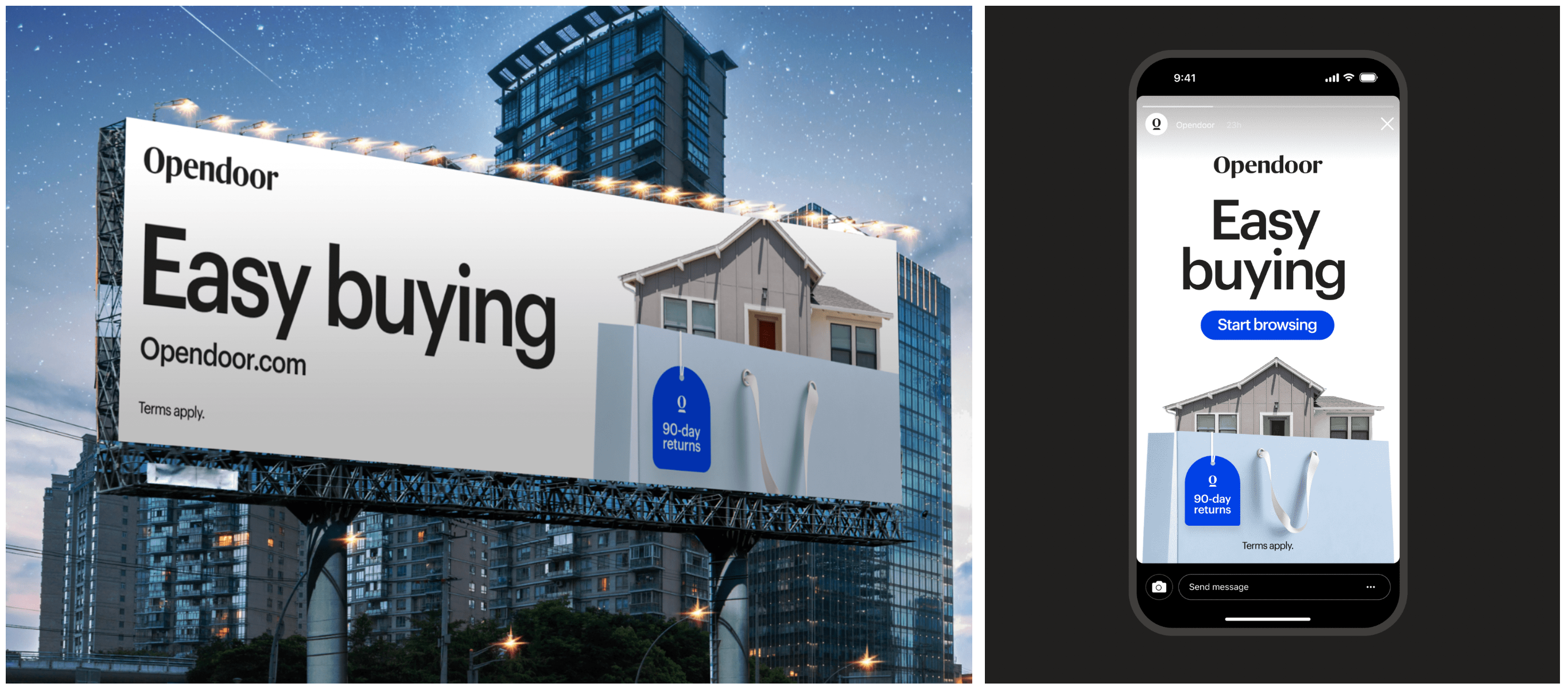 Opendoor / Campaigns, Partnerships, Videos advertising animation brand strategy campaign development campaign platform campaigns concept development design graphic design motion design motion graphics nyc ad nyc ooh ooh ooh design time square ad times square advertising