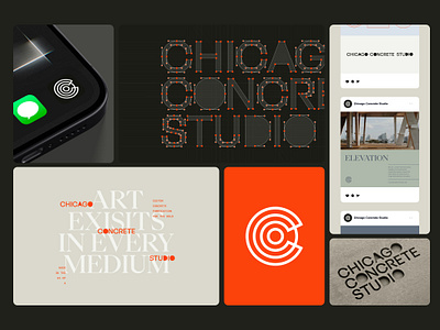 Chicago Concrete Studio | Brand Identity after effects app bento bold brand branding chicago concrete design graphic design grid logo logo design minimal platform product simple social media studio typography