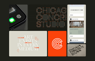 Chicago Concrete Studio | Brand Identity after effects app bento bold brand branding chicago concrete design graphic design grid logo logo design minimal platform product simple social media studio typography
