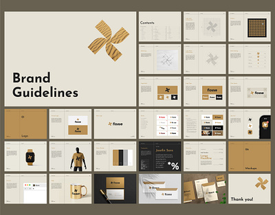 Brand Guidelines brand guide brand identity branding logo design