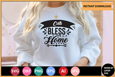 Cats Bless Home 3d animation branding graphic design logo motion graphics ui